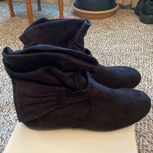 Rampage Booties 8 1/2 M Beecher Black Suede